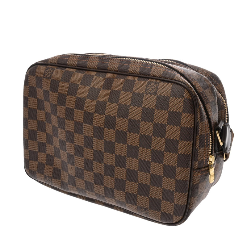 LOUIS VUITTON ルイヴィトン ダミエ リポーター PM SPオーダー ブラウン N45253 ユニセックス ダミエキャンバス ショルダーバッグ Aランク 中古 銀蔵