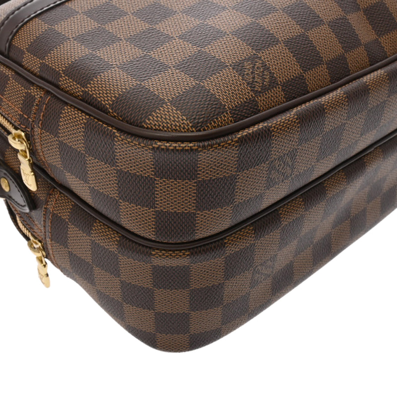 LOUIS VUITTON ルイヴィトン ダミエ リポーター PM SPオーダー ブラウン N45253 ユニセックス ダミエキャンバス ショルダーバッグ Aランク 中古 銀蔵