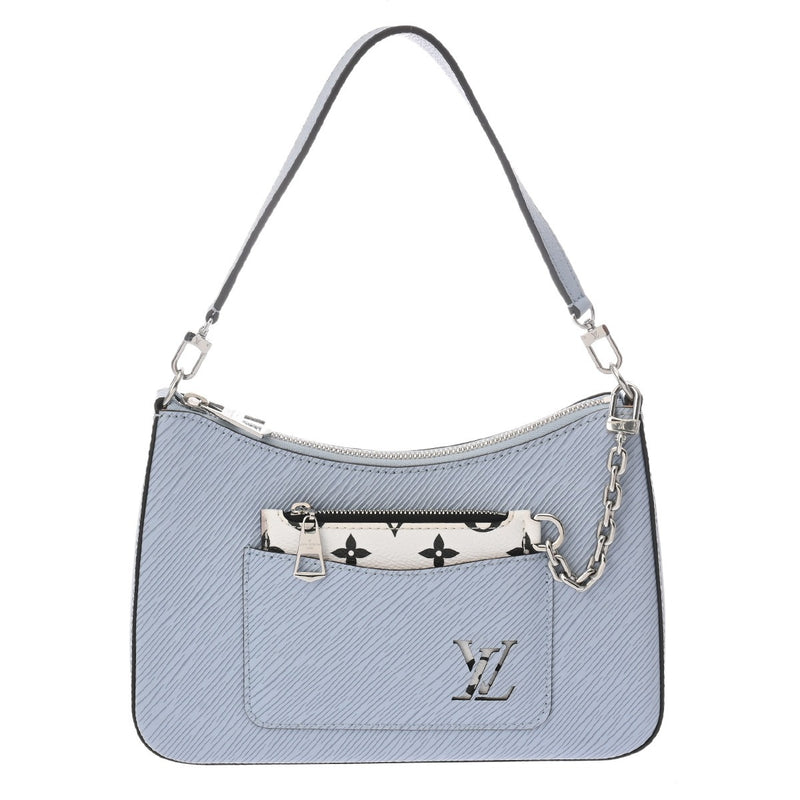 LOUIS VUITTON ルイヴィトン エピ マレル ブルーヌアージュ M59486 レディース レザー ショルダーバッグ Aランク 中古 銀蔵