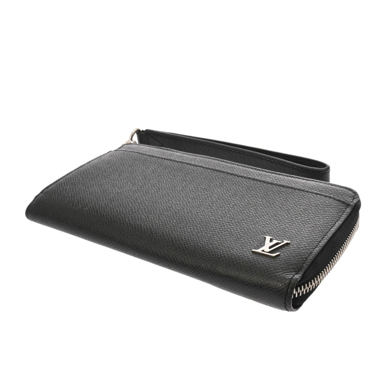 LOUIS VUITTON ルイヴィトン タイガ ジッピードラゴンヌ ノワール M69409 メンズ レザー 長財布 ABランク 中古 銀蔵