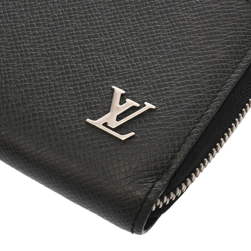 LOUIS VUITTON ルイヴィトン タイガ ジッピードラゴンヌ ノワール M69409 メンズ レザー 長財布 ABランク 中古 銀蔵