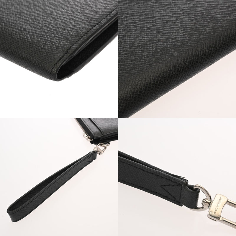 LOUIS VUITTON ルイヴィトン タイガ ジッピードラゴンヌ ノワール M69409 メンズ レザー 長財布 ABランク 中古 銀蔵