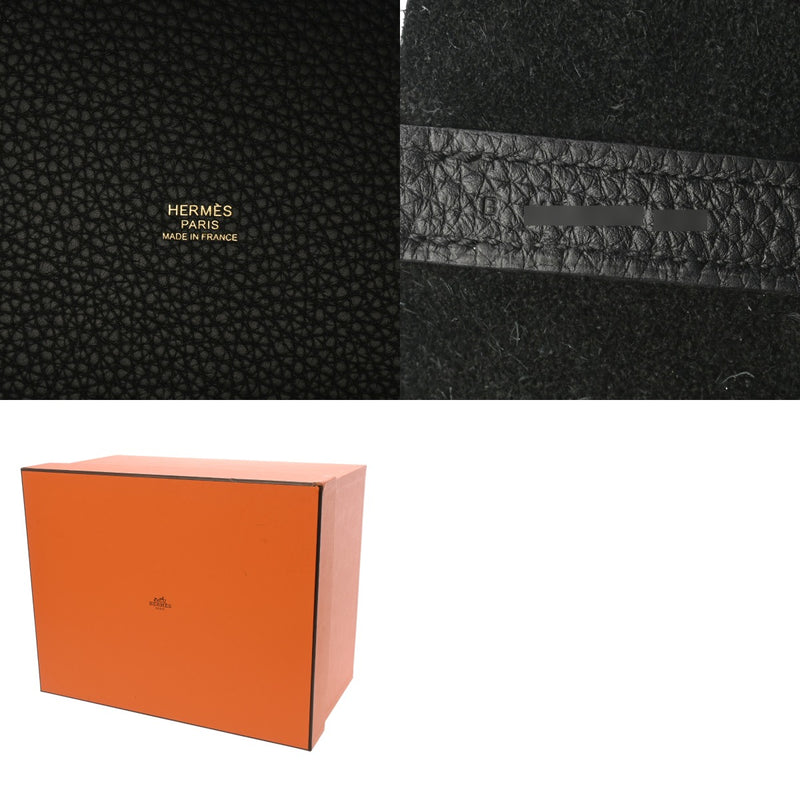 HERMES エルメス ピコタンロック MM ブラック B刻印(2023年頃) レディース トリヨンクレマンス ハンドバッグ Aランク 中古 銀蔵