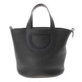 HERMES エルメス インザループ 18 ブラック B刻印(2023年頃) レディース トリヨンクレマンス ハンドバッグ Aランク 中古 銀蔵