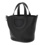 HERMES エルメス インザループ 18 ブラック B刻印(2023年頃) レディース トリヨンクレマンス ハンドバッグ Aランク 中古 銀蔵