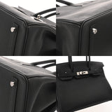 HERMES エルメス バーキン 30 ブラック A刻印(2017年頃) レディース トゴ ハンドバッグ Aランク 中古 銀蔵