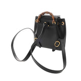 GUCCI グッチ バンブー リュックサック ブラック 702101 ユニセックス レザー リュック・デイパック Aランク 中古 銀蔵