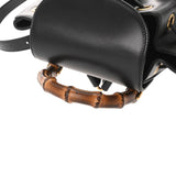 GUCCI グッチ バンブー リュックサック ブラック 702101 ユニセックス レザー リュック・デイパック Aランク 中古 銀蔵