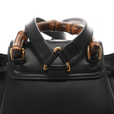 GUCCI グッチ バンブー リュックサック ブラック 702101 ユニセックス レザー リュック・デイパック Aランク 中古 銀蔵