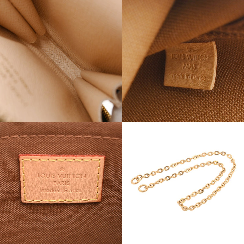 LOUIS VUITTON ルイヴィトン モノグラム ミュルティ ポシェットアクセソワール ローズクレール M44840 レディース モノグラムキャンバス ショルダーバッグ ABランク 中古 銀蔵