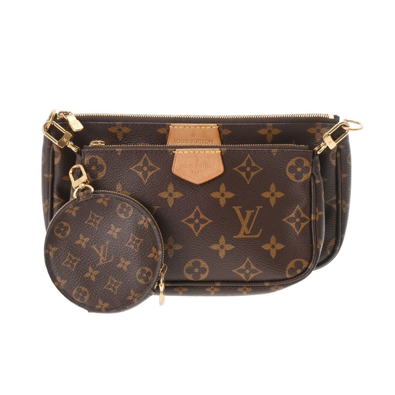 LOUIS VUITTON ルイヴィトン モノグラム ミュルティ ポシェットアクセソワール ローズクレール M44840 レディース モノグラムキャンバス ショルダーバッグ ABランク 中古 銀蔵