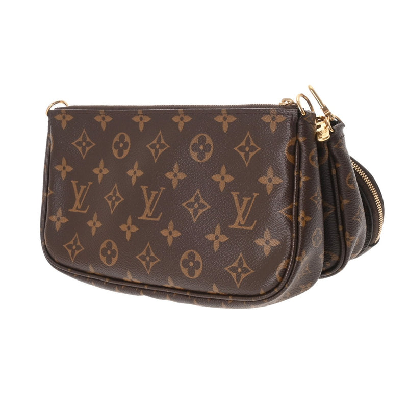 LOUIS VUITTON ルイヴィトン モノグラム ミュルティ ポシェットアクセソワール ローズクレール M44840 レディース モノグラムキャンバス ショルダーバッグ ABランク 中古 銀蔵