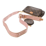 LOUIS VUITTON ルイヴィトン モノグラム ミュルティ ポシェットアクセソワール ローズクレール M44840 レディース モノグラムキャンバス ショルダーバッグ ABランク 中古 銀蔵