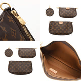 LOUIS VUITTON ルイヴィトン モノグラム ミュルティ ポシェットアクセソワール ローズクレール M44840 レディース モノグラムキャンバス ショルダーバッグ ABランク 中古 銀蔵