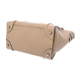 CELINE セリーヌ ラゲージ マイクロショッパー ベージュ 189793 レディース ドラムドカーフ ハンドバッグ Aランク 中古 銀蔵