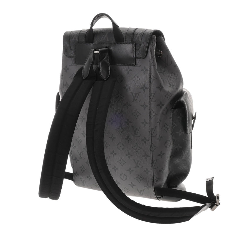 LOUIS VUITTON ルイヴィトン モノグラムエクリプス クリストファーPM ブラック M46331 メンズ モノグラムキャンバス リュック・デイパック Aランク 中古 銀蔵