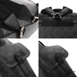 LOUIS VUITTON ルイヴィトン モノグラムエクリプス クリストファーPM ブラック M46331 メンズ モノグラムキャンバス リュック・デイパック Aランク 中古 銀蔵