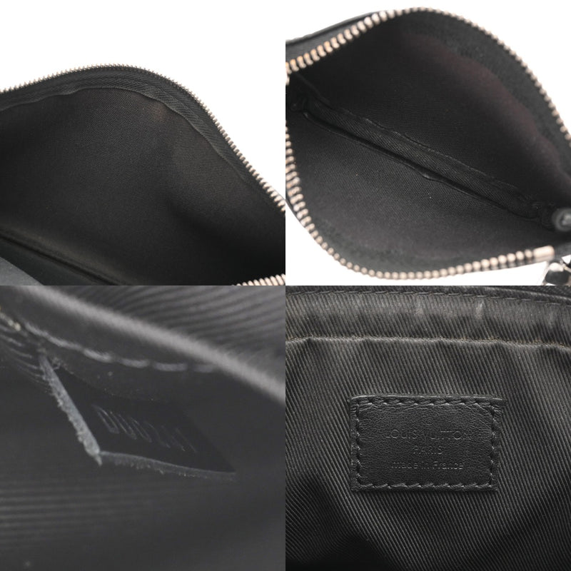 LOUIS VUITTON ルイヴィトン モノグラムエクリプス トリオメッセンジャー 黒/グレー M69443 メンズ モノグラムキャンバス ショルダーバッグ ABランク 中古 銀蔵