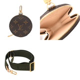 LOUIS VUITTON ルイヴィトン モノグラム ミュルティ ポシェット アクセソワール カーキ M44813 レディース モノグラムキャンバス ショルダーバッグ ABランク 中古 銀蔵