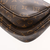 LOUIS VUITTON ルイヴィトン モノグラム ミュルティ ポシェット アクセソワール カーキ M44813 レディース モノグラムキャンバス ショルダーバッグ ABランク 中古 銀蔵