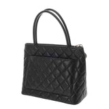 CHANEL シャネル 復刻トート ブラック A01804 レディース キャビアスキン トートバッグ ABランク 中古 銀蔵