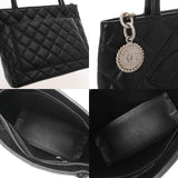 CHANEL シャネル 復刻トート ブラック A01804 レディース キャビアスキン トートバッグ ABランク 中古 銀蔵