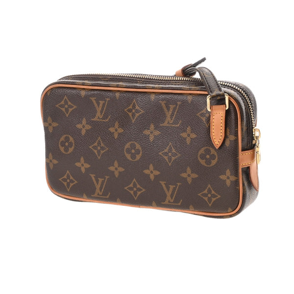 LOUIS VUITTON ルイヴィトン モノグラム マルリーバンドリエール ブラウン M51828 レディース モノグラムキャンバス ショルダーバッグ ABランク 中古 銀蔵