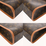 LOUIS VUITTON ルイヴィトン モノグラム ベルエア 2WAY ブラウン M51122 ユニセックス モノグラムキャンバス ハンドバッグ Bランク 中古 銀蔵