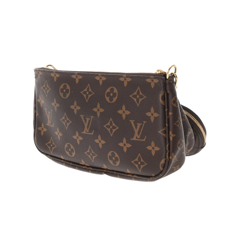 LOUIS VUITTON ルイヴィトン モノグラム ミュルティ ポシェットアクセソワール ローズクレール M44840 レディース モノグラムキャンバス ショルダーバッグ Aランク 中古 銀蔵