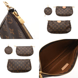 LOUIS VUITTON ルイヴィトン モノグラム ミュルティ ポシェットアクセソワール ローズクレール M44840 レディース モノグラムキャンバス ショルダーバッグ Aランク 中古 銀蔵