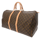LOUIS VUITTON ルイヴィトン モノグラム キーポル 55  ブラウン M41424 ユニセックス モノグラムキャンバス ボストンバッグ ABランク 中古 銀蔵