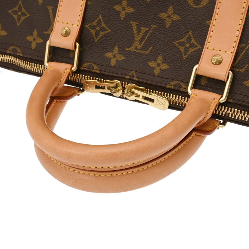 LOUIS VUITTON ルイヴィトン モノグラム キーポル 55  ブラウン M41424 ユニセックス モノグラムキャンバス ボストンバッグ ABランク 中古 銀蔵