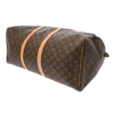 LOUIS VUITTON ルイヴィトン モノグラム キーポル 55  ブラウン M41424 ユニセックス モノグラムキャンバス ボストンバッグ ABランク 中古 銀蔵