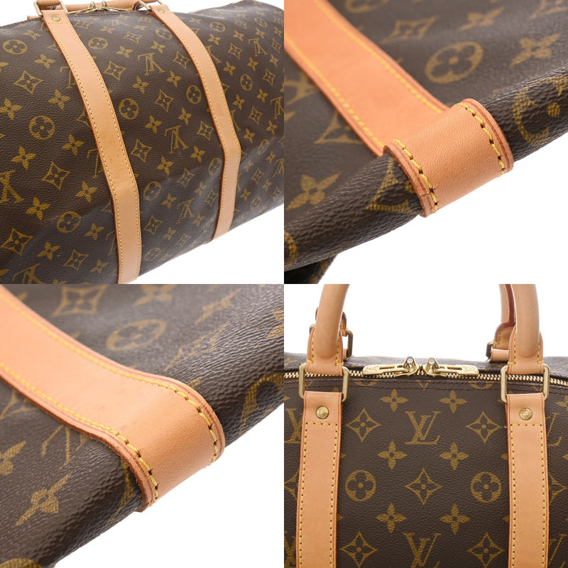 LOUIS VUITTON ルイヴィトン モノグラム キーポル 55  ブラウン M41424 ユニセックス モノグラムキャンバス ボストンバッグ ABランク 中古 銀蔵