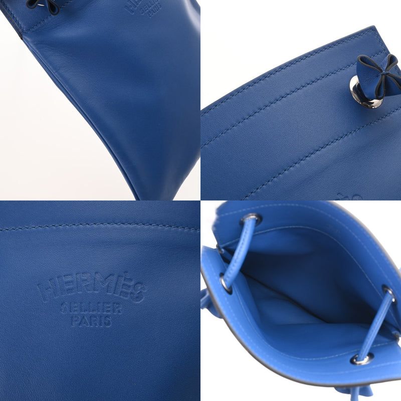 HERMES エルメス サックアリーヌ ミニ ブルーフランス U刻印(2022年頃) レディース スイフト ショルダーバッグ Aランク 中古 銀蔵