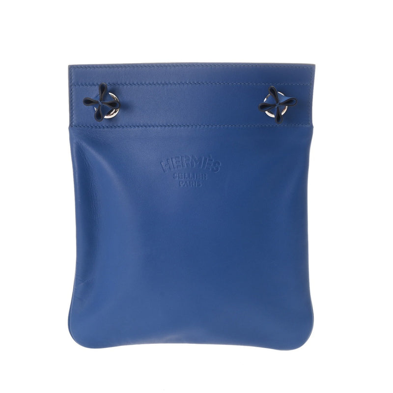 HERMES エルメス サックアリーヌ ミニ ブルーフランス U刻印(2022年頃) レディース スイフト ショルダーバッグ Aランク 中古 銀蔵