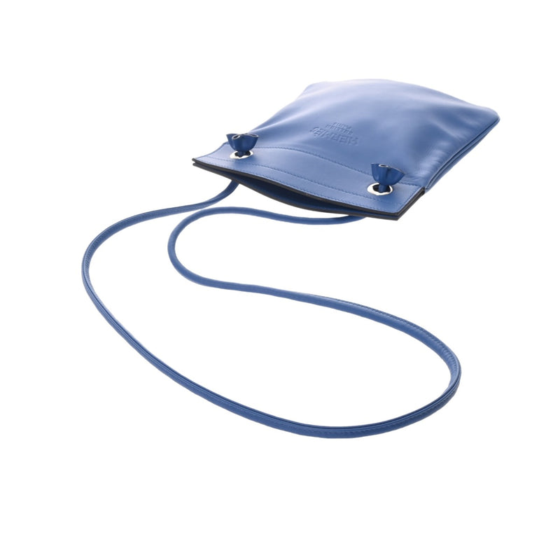 HERMES エルメス サックアリーヌ ミニ ブルーフランス U刻印(2022年頃) レディース スイフト ショルダーバッグ Aランク 中古 銀蔵