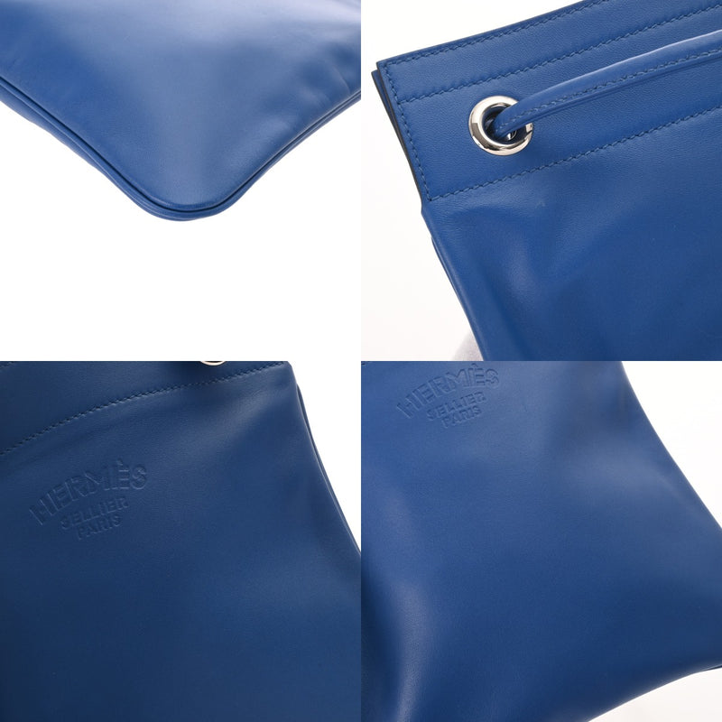 HERMES エルメス サックアリーヌ ミニ ブルーフランス U刻印(2022年頃) レディース スイフト ショルダーバッグ Aランク 中古 銀蔵