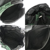 PRADA プラダ バッグパック  ブラック/グリーン ユニセックス ナイロン レザー リュック・デイパック ABランク 中古 銀蔵