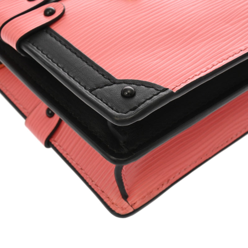 LOUIS VUITTON ルイヴィトン エピ トランククラッチ ローズ レディース レザー ショルダーバッグ ABランク 中古 銀蔵