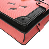 LOUIS VUITTON ルイヴィトン エピ トランククラッチ ローズ レディース レザー ショルダーバッグ ABランク 中古 銀蔵