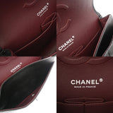 CHANEL シャネル マトラッセ チェーンショルダー 25cm Wフラップ ブラック A01112 レディース キャビアスキン ショルダーバッグ Aランク 中古 銀蔵