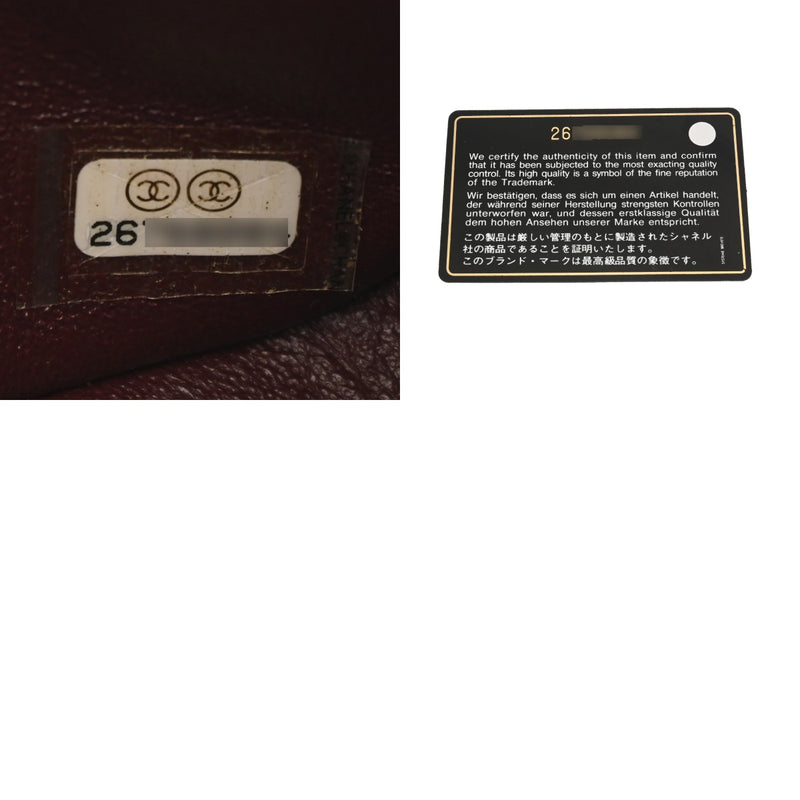 CHANEL シャネル マトラッセ チェーンショルダー 25cm Wフラップ ブラック A01112 レディース キャビアスキン ショルダーバッグ Aランク 中古 銀蔵