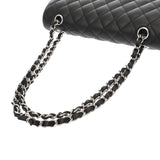 CHANEL シャネル マトラッセ チェーンショルダー 25cm Wフラップ ブラック A01112 レディース キャビアスキン ショルダーバッグ Aランク 中古 銀蔵