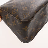 LOUIS VUITTON ルイヴィトン モノグラム ミニ ルーピング ブラウン M51147 レディース モノグラムキャンバス セミショルダーバッグ ABランク 中古 銀蔵