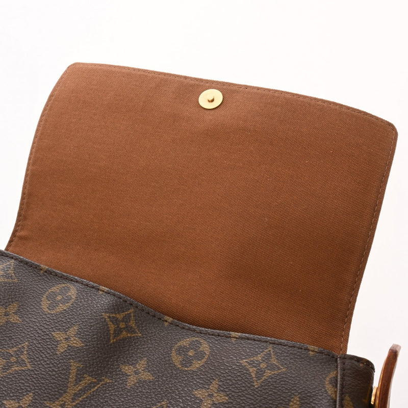 LOUIS VUITTON ルイヴィトン モノグラム ミニ ルーピング ブラウン M51147 レディース モノグラムキャンバス セミショルダーバッグ ABランク 中古 銀蔵