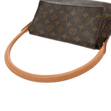 LOUIS VUITTON ルイヴィトン モノグラム ミニ ルーピング ブラウン M51147 レディース モノグラムキャンバス セミショルダーバッグ ABランク 中古 銀蔵
