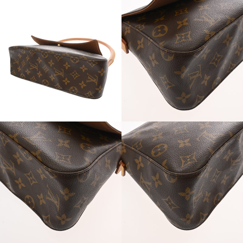 LOUIS VUITTON ルイヴィトン モノグラム ミニ ルーピング ブラウン M51147 レディース モノグラムキャンバス セミショルダーバッグ ABランク 中古 銀蔵
