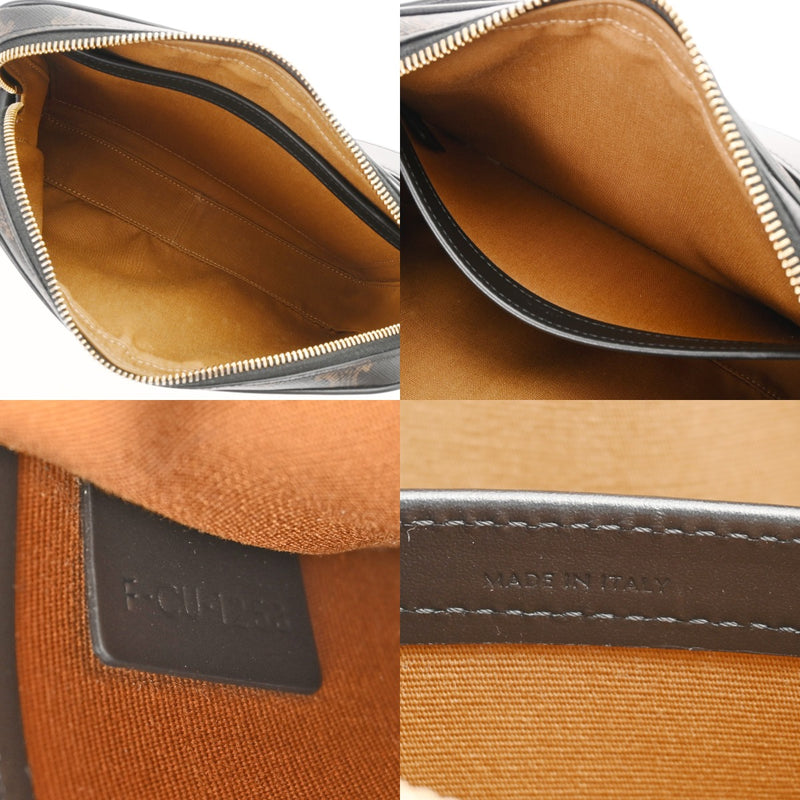 CELINE セリーヌ トリオンフキャンバス ミディアム メッセンジャー ブラック 194502 レディース カーフ トリオンフキャンバス ショルダーバッグ Aランク 中古 銀蔵