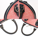 LOUIS VUITTON ルイヴィトン エピ アルマBB 2WAYバッグ ブルー/レッド M54548 レディース レザー ハンドバッグ ABランク 中古 銀蔵